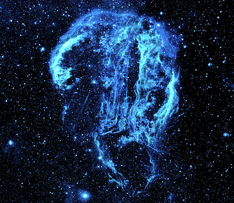 Cygnus Loop Nebula by NASA Galaxy Evolution Explorer Photograph by ...