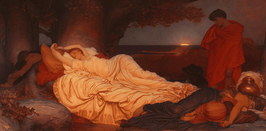 Cymon and Iphigenia - Lord Frederic Leighton Digital Art by Samuel HUYNH Cymon and Iphigenia - Lord Frederic Leighton Digital Art by Samuel HUYNH