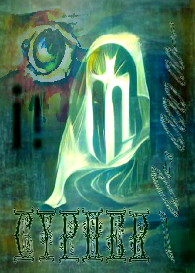 Cypher Ghost Comm ITC Code Impression Digital Art by Delynn Addams