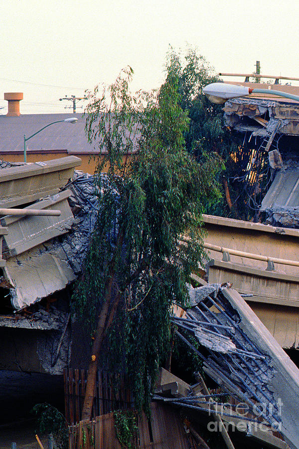 Cypress Freeway collapse, Loma Prieta Earthquake 1989 Photograph by ...