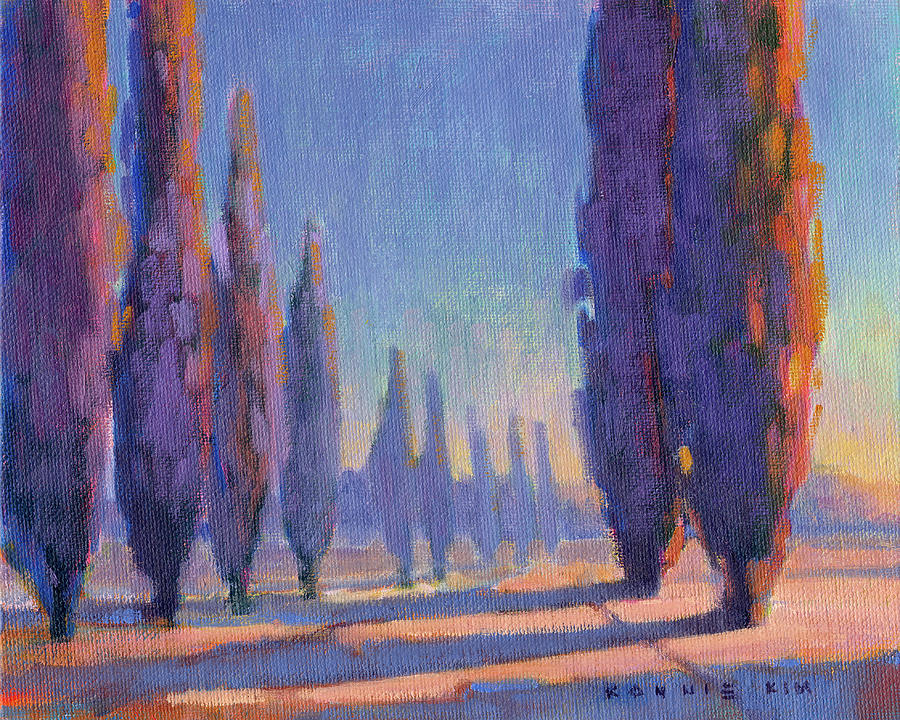 Cypress Road 4 Painting by Konnie Kim