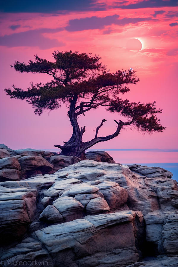 Cypress Tree Photograph by MemyselfandAI LA - Fine Art America