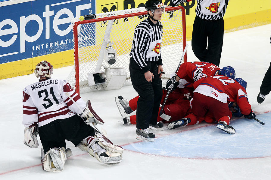 Czech Republic v Latvia - 2010 IIHF World Championship Photograph by Alex Grimm