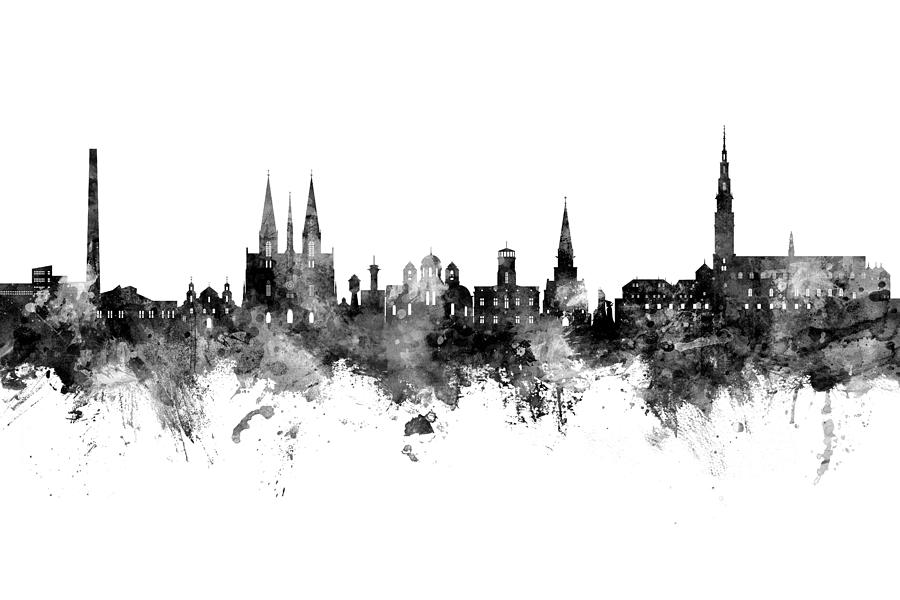 Czestochowa Poland Skyline #95 Digital Art by Michael Tompsett