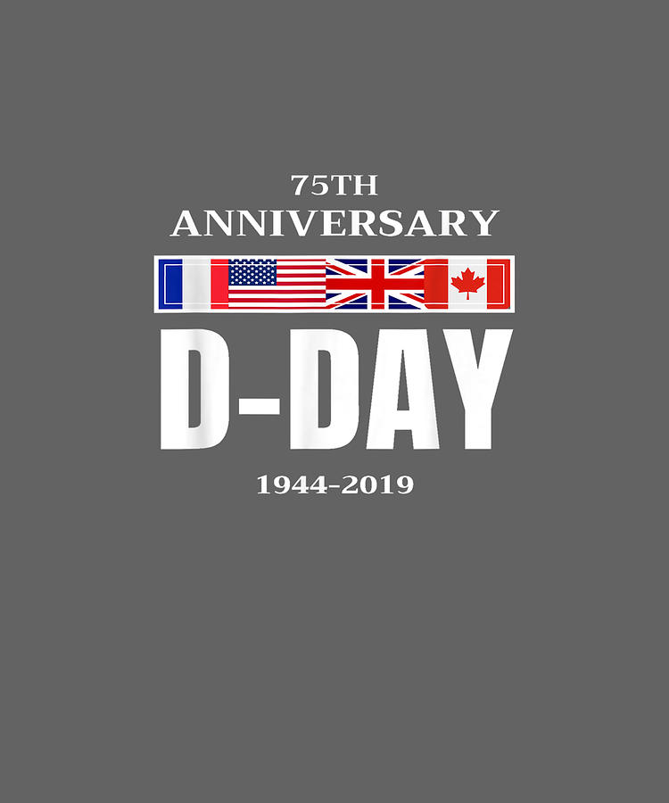 D-day Normandy Landing 75th Anniversary Men Women Gif Drawing by Grant ...