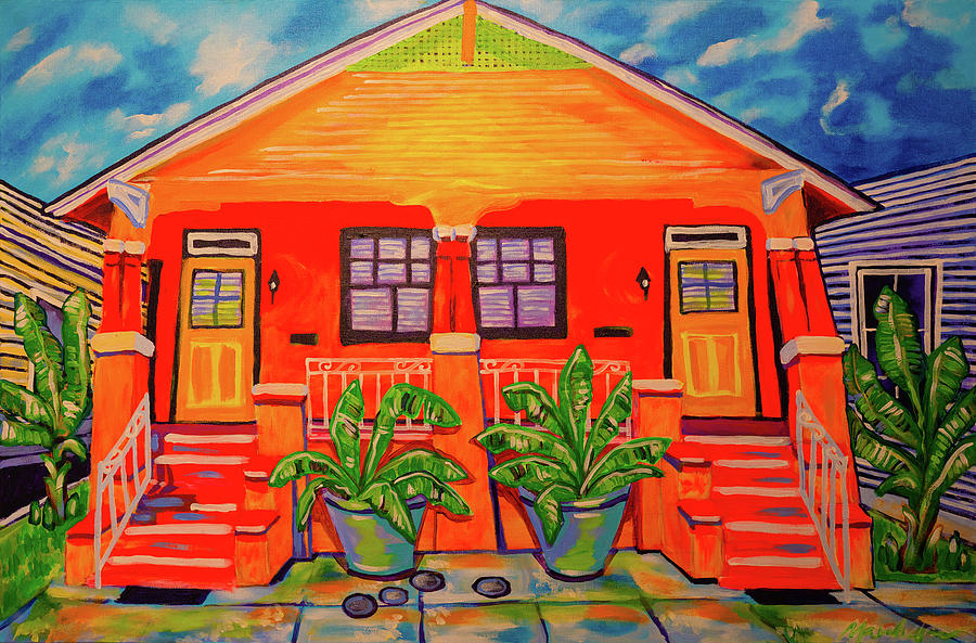 Da Ernge House Painting by Mardi Claw