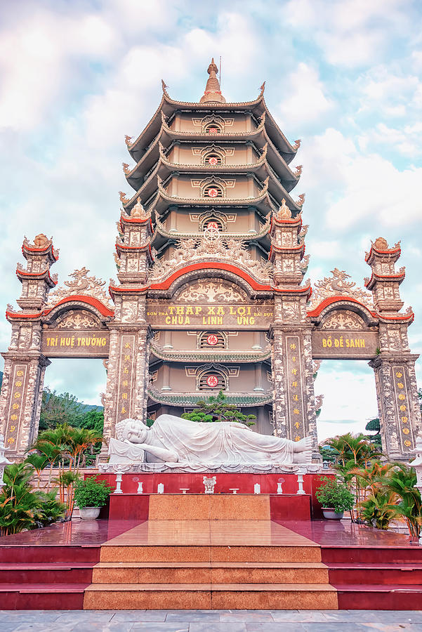 Architecture Photograph - Da Nang Temple by Manjik Pictures