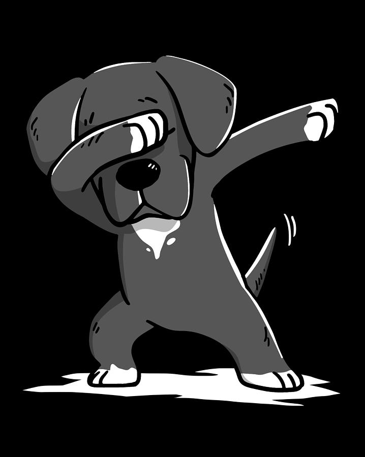 Dabbing Great Dane Dab Dance Digital Art By Jeff Chen Fine Art America 3924