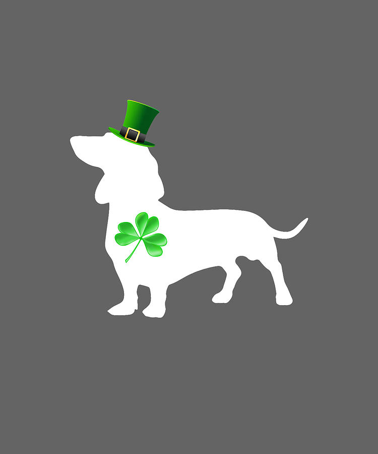 dachshund st patrick's day shirt