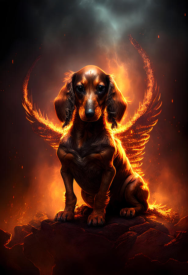 Dachshunds from Hell #18 by Betty Bentlay Digital Art by Ava ...