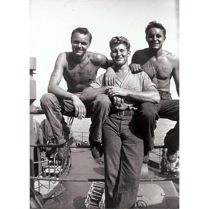 WWII - Navy Shipmates Photograph by Jerry Abbott WWII - Navy Shipmates Photograph by Jerry Abbott