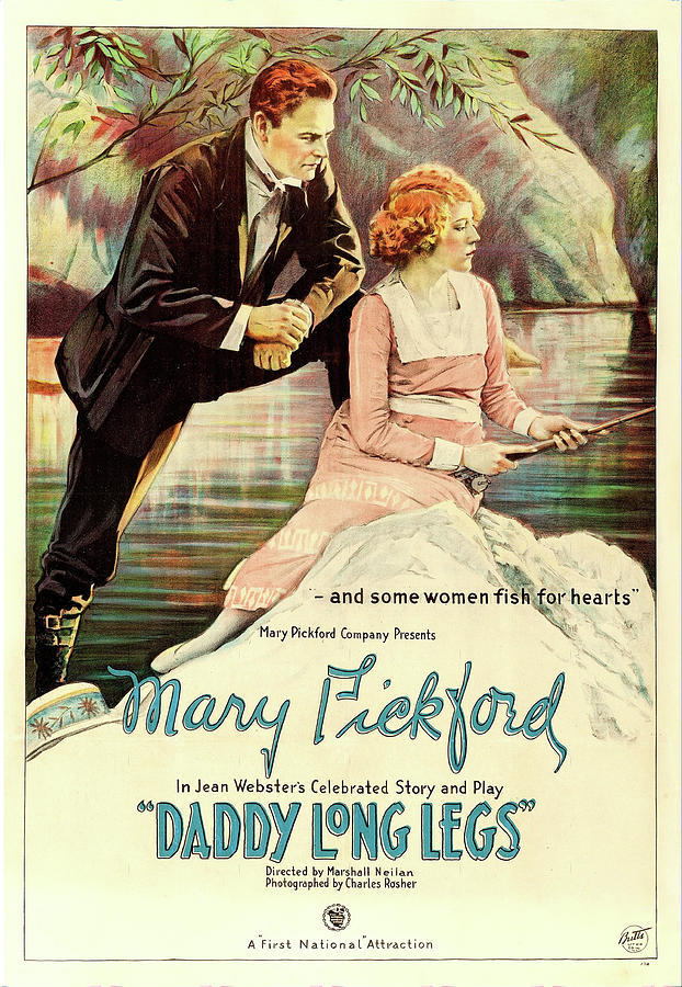 Vintage Mixed Media - Dadddy Long Legs, 1919 by Movie World Posters