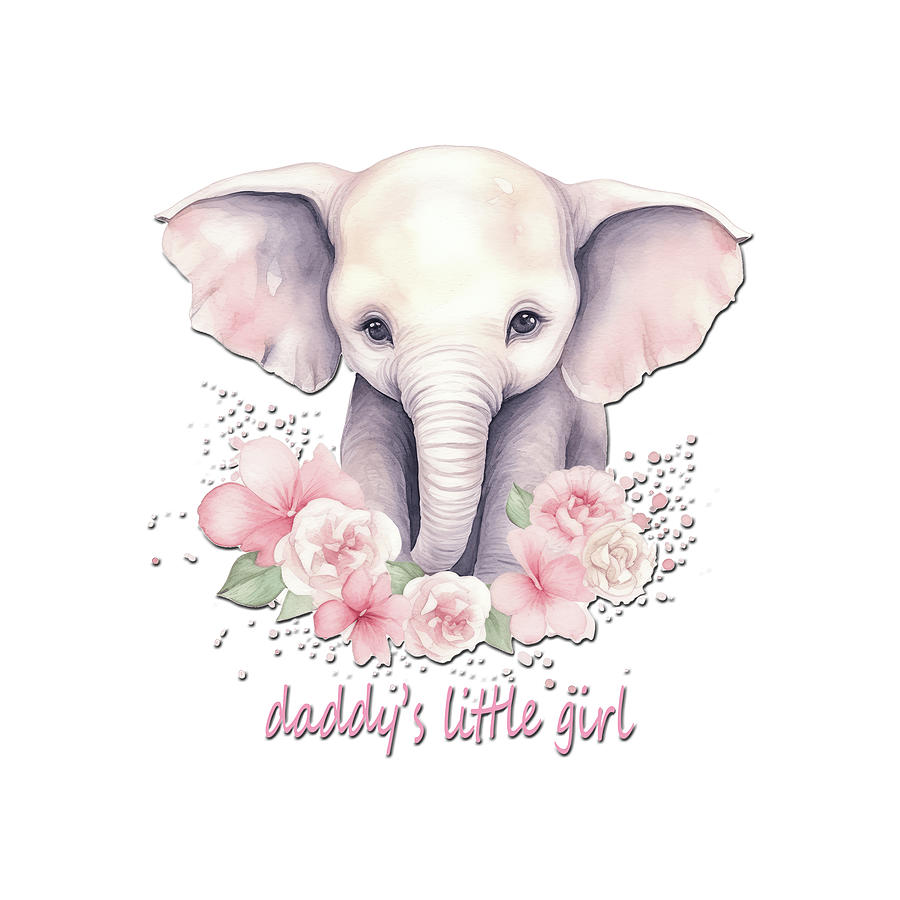 Daddys Little Girl  Digital Art by HH Photography of Florida