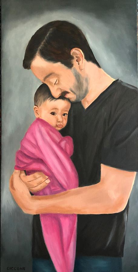 Daddys Love Painting by Jill Ciccone Pike