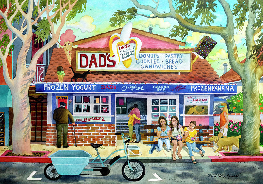 Dads Donuts Digital Art