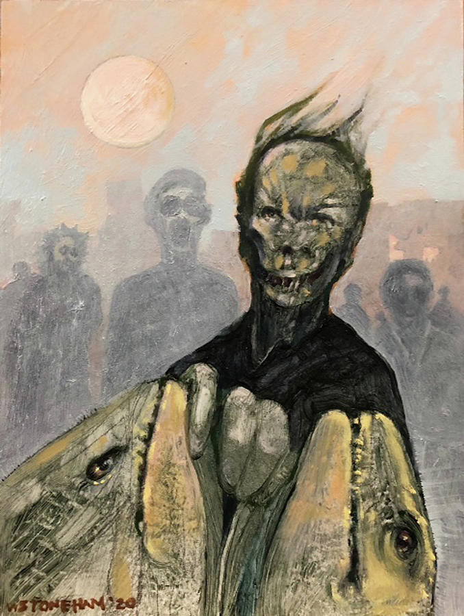 Daemon Painting by William Stoneham
