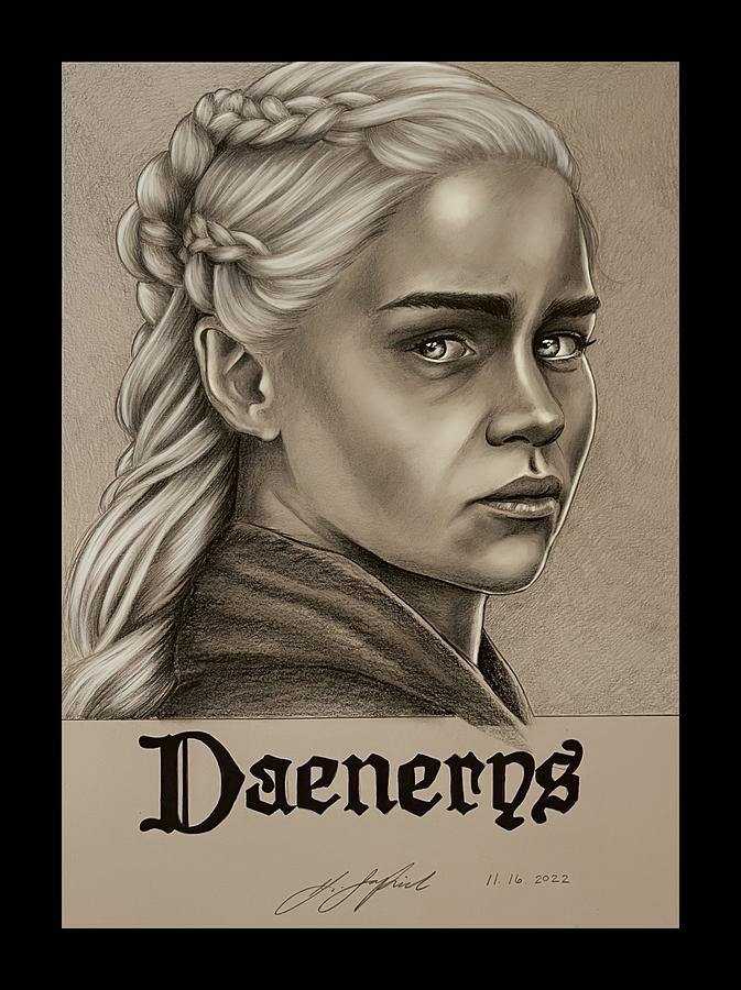 Daenerys Sovereign Drawing by Giovanni LoPiccolo Fine Art America