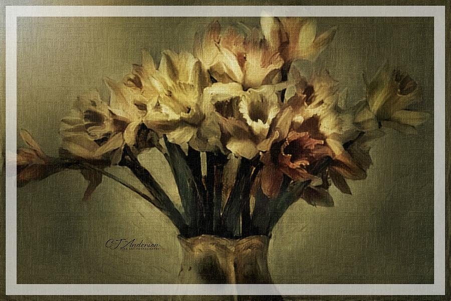 Daffodils By Lamplight Photograph