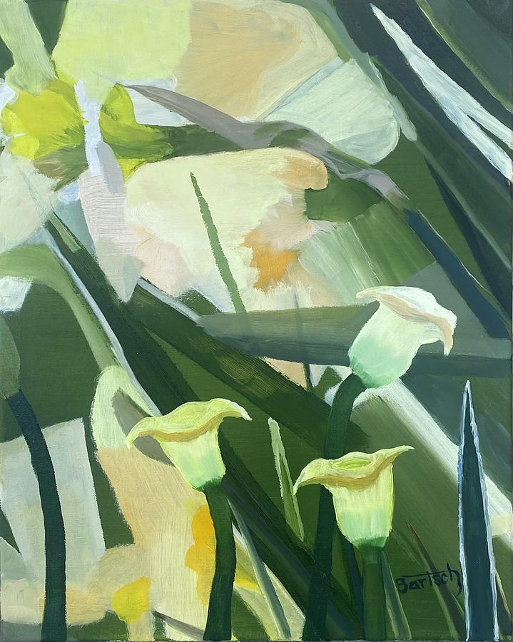 Daffodils  Painting by David Bartsch