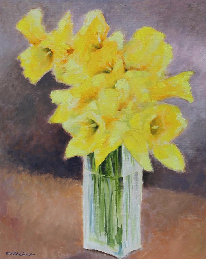 Daffy Dills Painting by Maralyn Miller - Fine Art America