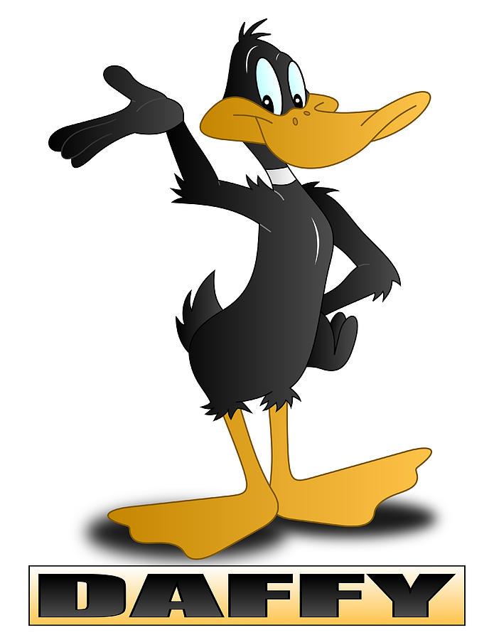 Daffy Duck Digital Art by Brian Swanke - Pixels