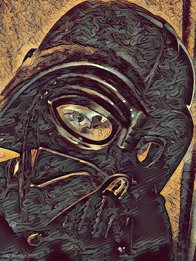 Daft Invader Mixed Media by Al Terego - Fine Art America