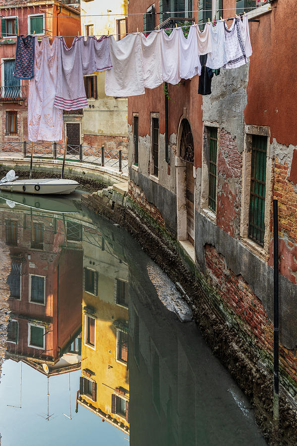 Daily Life In The Canals Of Venice, Italy Photograph