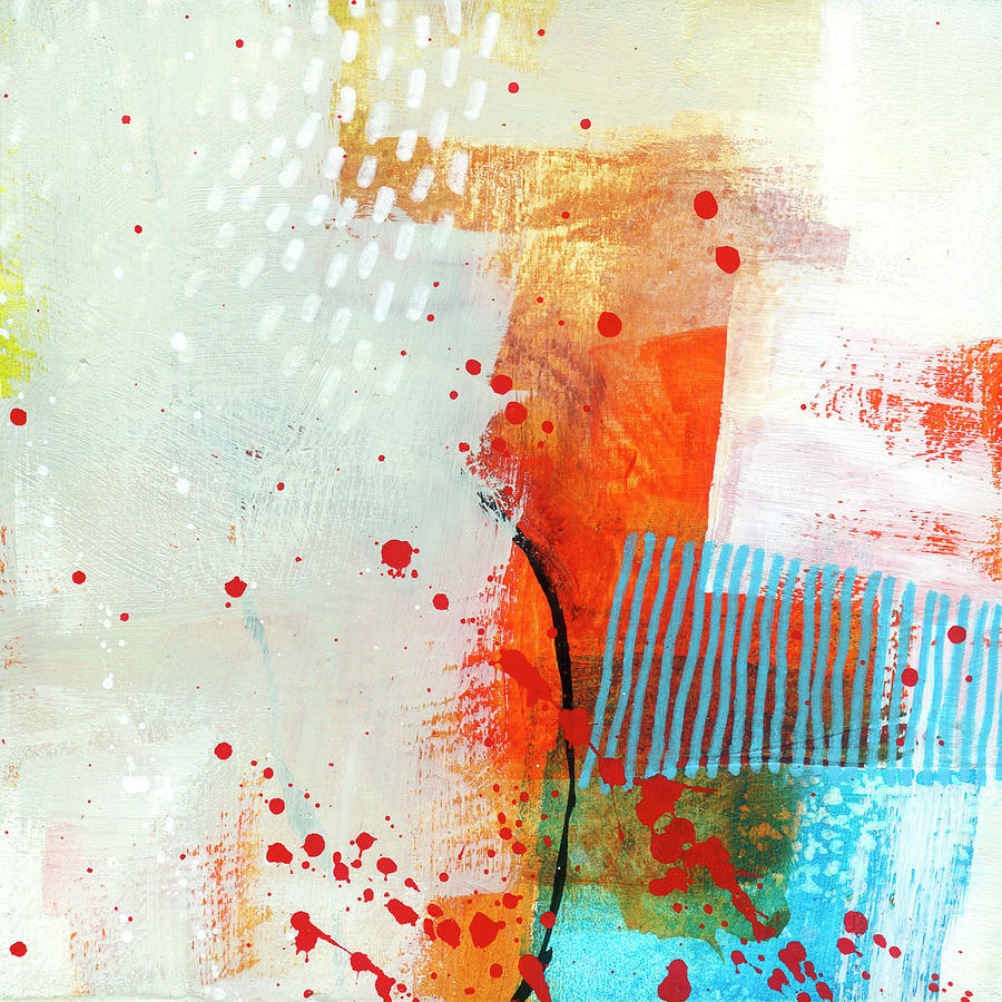 Pattern Painting - Silver Lining #3 by Jane Davies Pattern Painting - Silver Lining #3 by Jane Davies