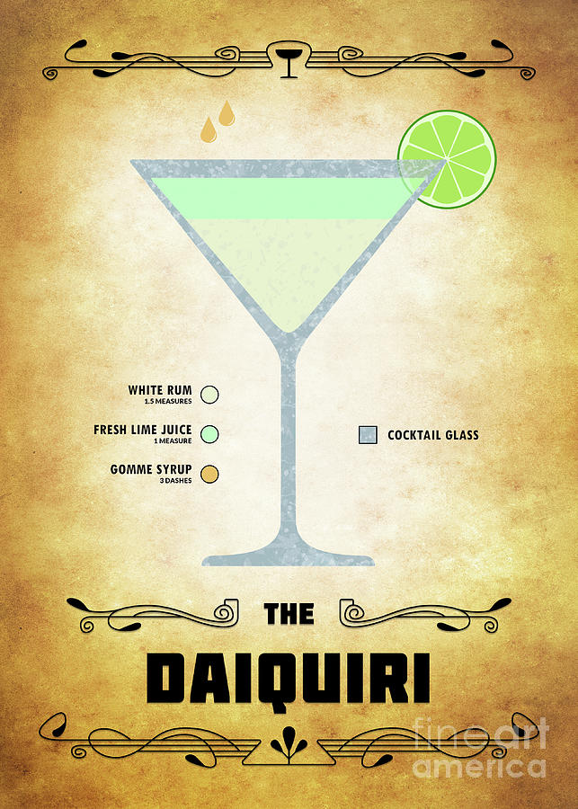 Daiquiri Cocktail - Classic Digital Art by Bo Kev