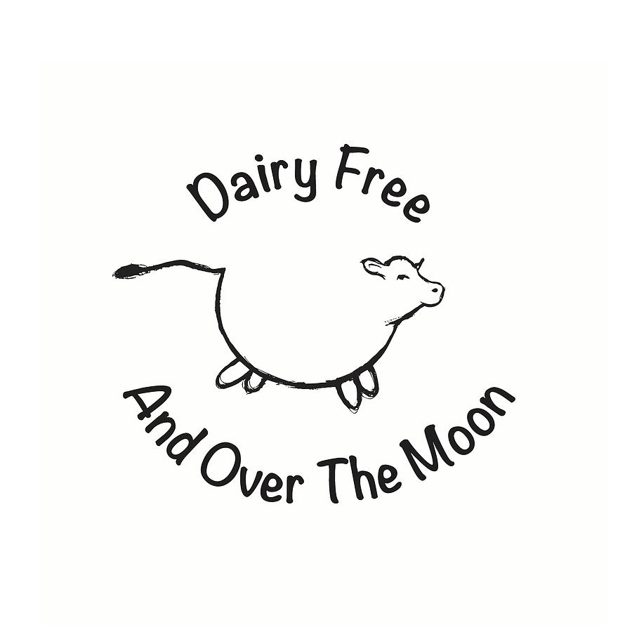 Dairy Free and Over The Moon Digital Art by Russell Kightley
