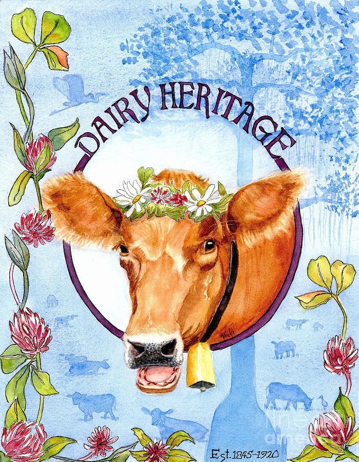 Dairy Heritage Painting by Vicki B Littell