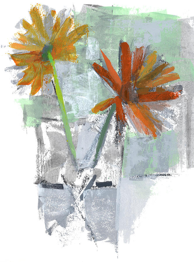 Daisies 2029042 Painting by Chris N Rohrbach