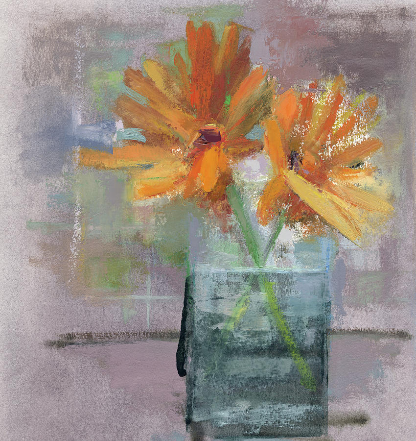 Daisies 203004 Painting by Chris N Rohrbach