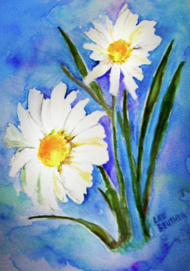 Daisies Painting by Lee Beuther