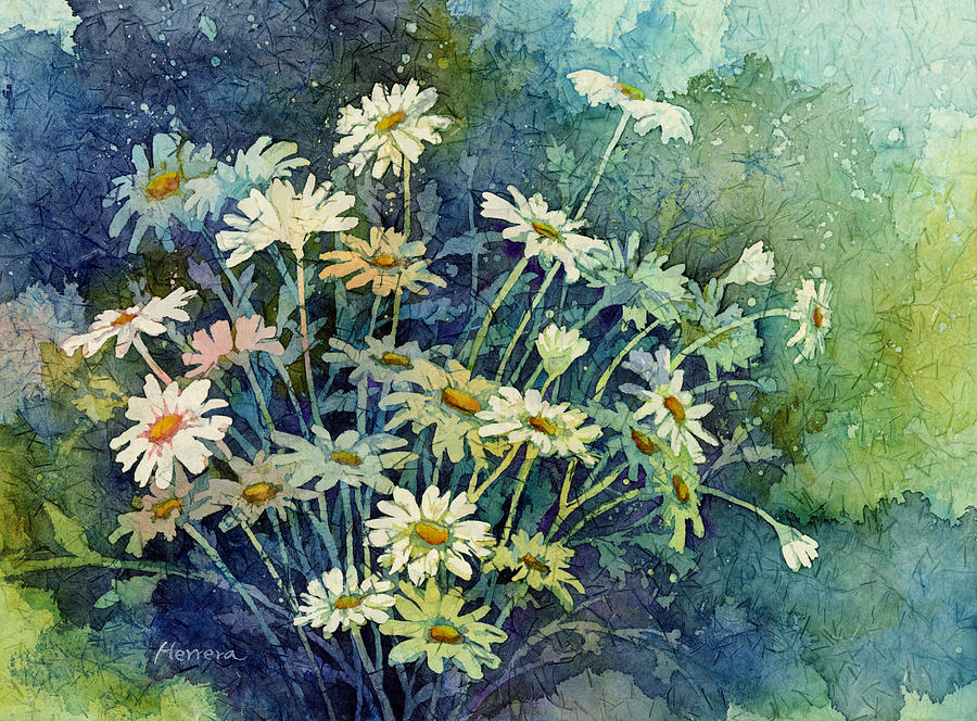 Daisy Painting - Daisy Bouquet by Hailey E Herrera