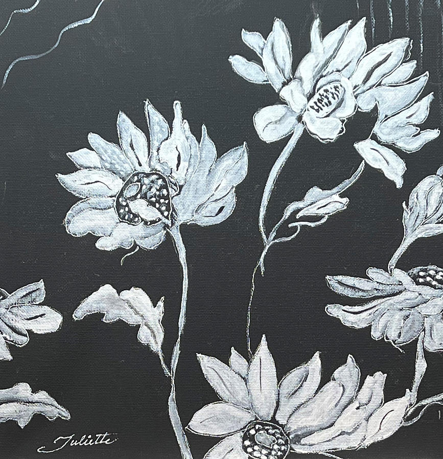 Daisy Chain Painting by Juliette Becker