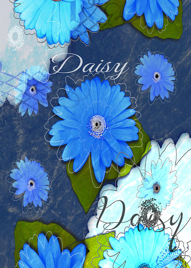 Daisy Cup Memorial Day Memorabilia Design Digital Art by Delynn Addams