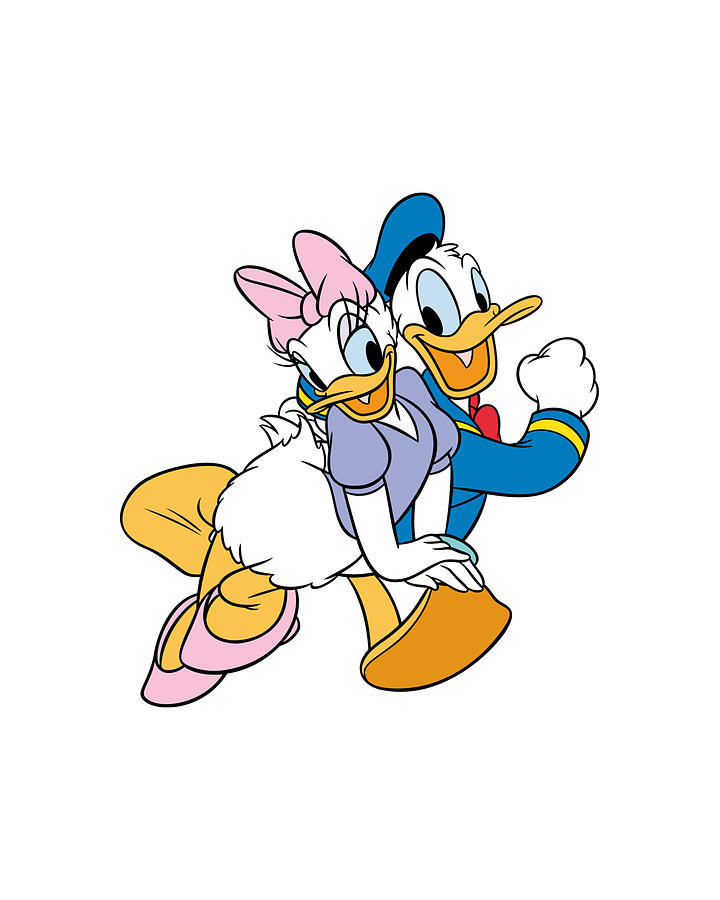 Daisy Duck and Donald Duck Digital Art by Nofa Andriawan