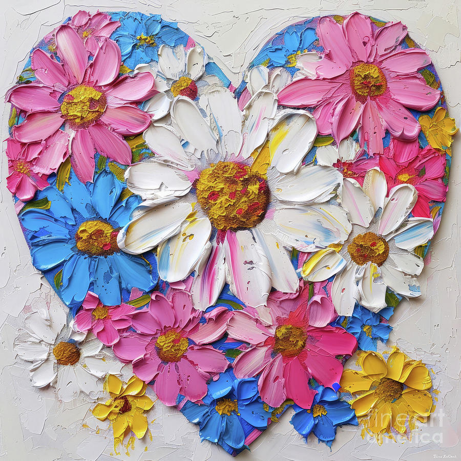 Daisy Love Painting by Tina LeCour