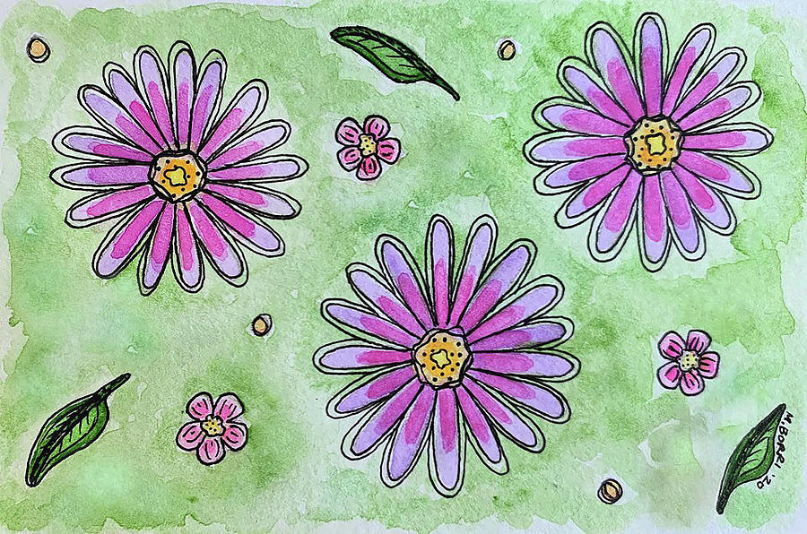Daisy May  Painting by Marina Borri