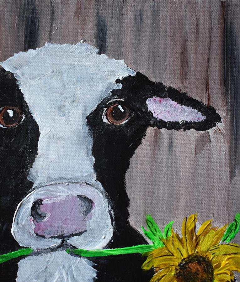 Daisy Painting by Susan Voidets