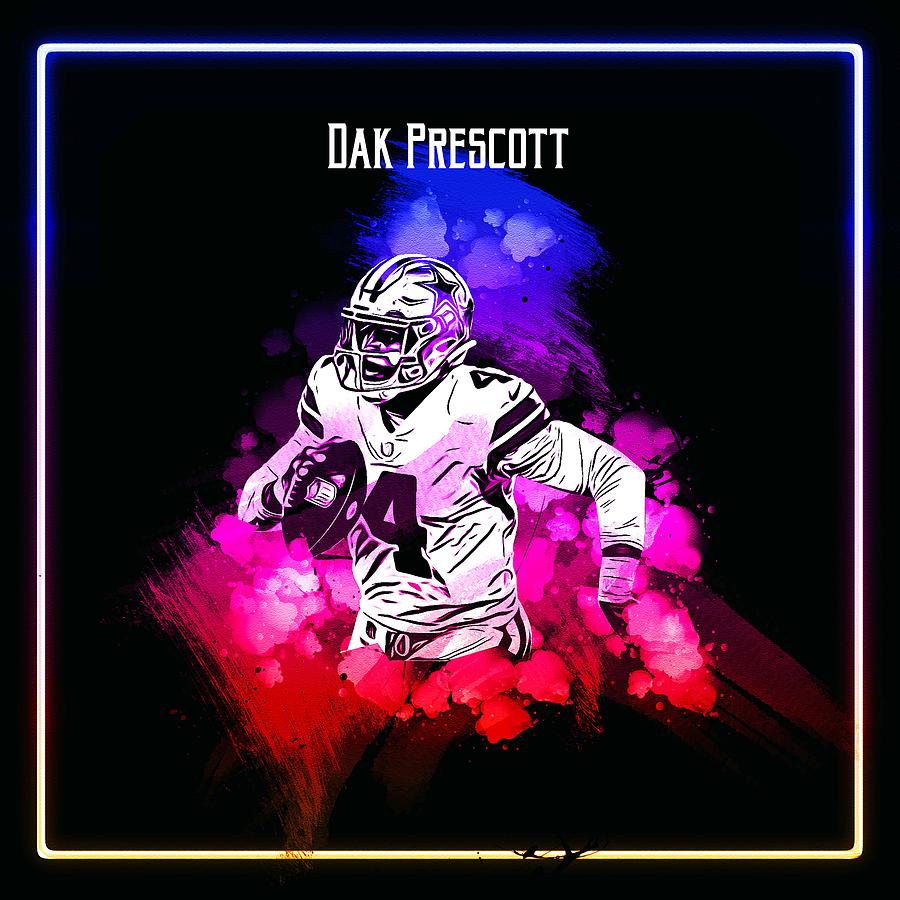 Dak Prescott Drawing by Leonardo Lillian Fine Art America