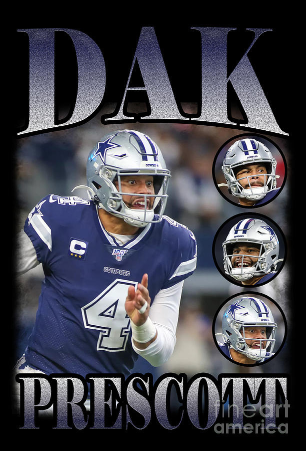 Dak Prescott Digital Art By Rosiana Rosiana Pixels