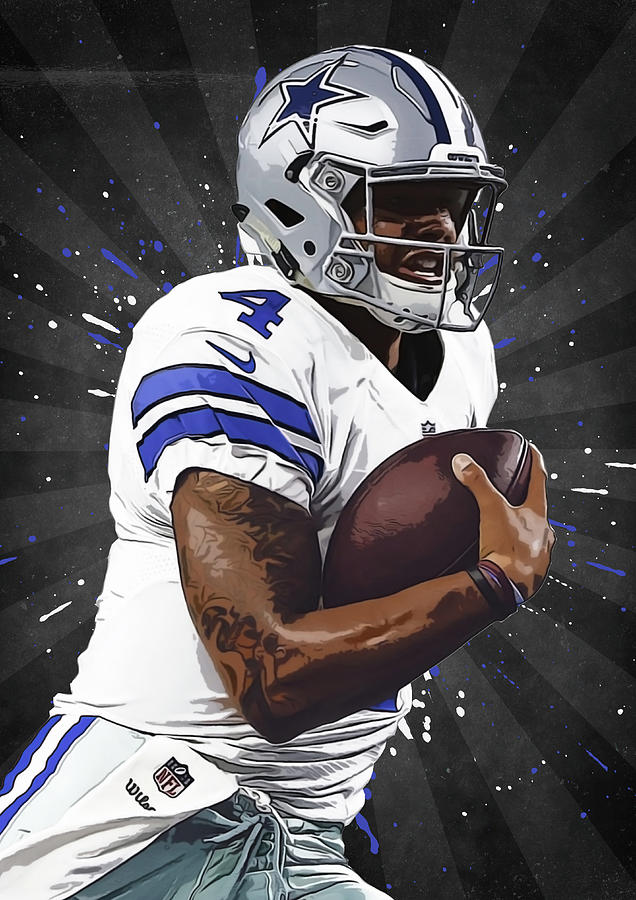 Dak Prescott Digital Art By Smh Yrdbk