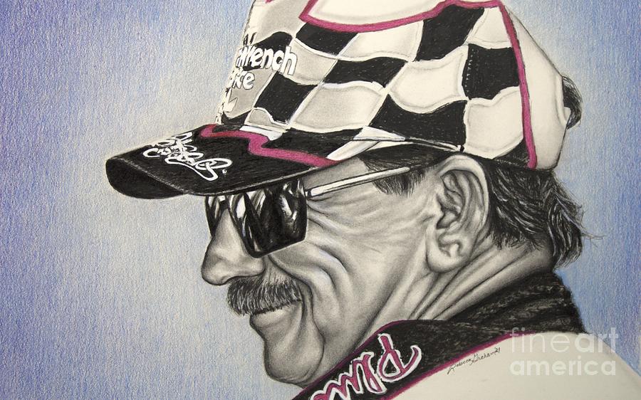 Dale Earnhardt Drawing by Rebecca Graham Fine Art America