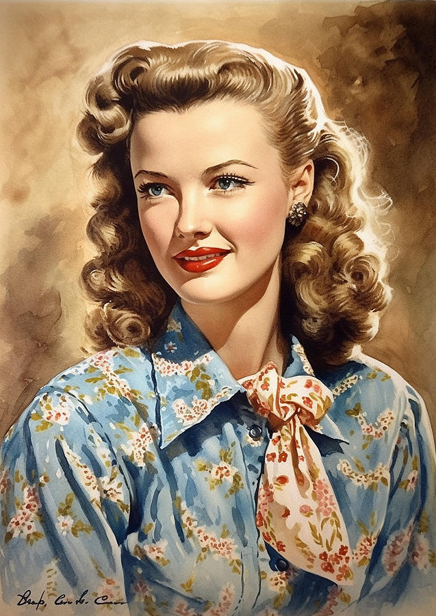 Dale Evans Digital Art by Thuy Dinh Thi - Fine Art America