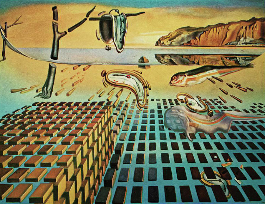 The Disintegration of the Persistence of Memory, 1954 HD Painting by ...