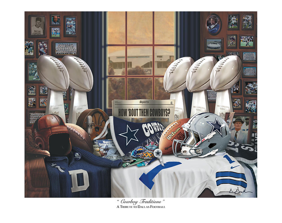 Dallas Cowboys Traditions Digital Art by All That Art - Fine Art America