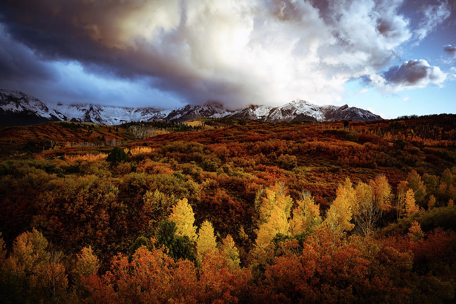 Dallas Divide Autumn Storm Photograph by The Forests Edge Photography - Diane Sandoval
