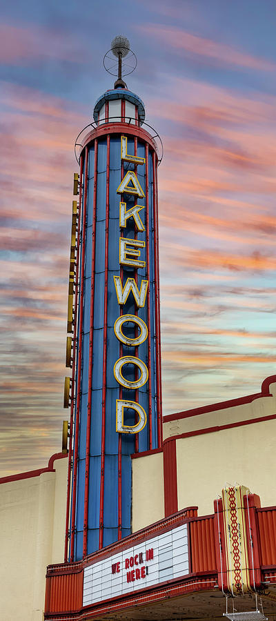 Dallas Lakewood Theater Photograph by Stephen Stookey